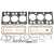836840237 Комплект прокладок верхний  8368 40237 GASKET SET